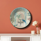 Peacock Couple Ceramic Wall Plate Home Décor