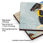 King Trotting Horse Royal Wood Print Wooden Wall Tiles Set