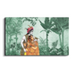 Radha Krishna Pichwai Wood Print Wooden Wall Tiles Set