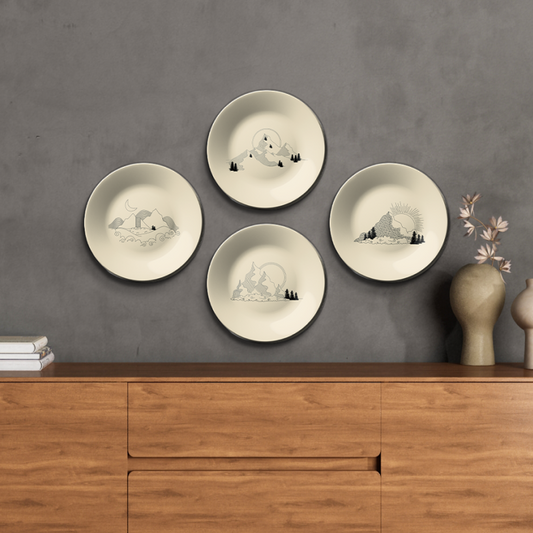 Mordern landscape Minimalistic art  decorative wall pieces