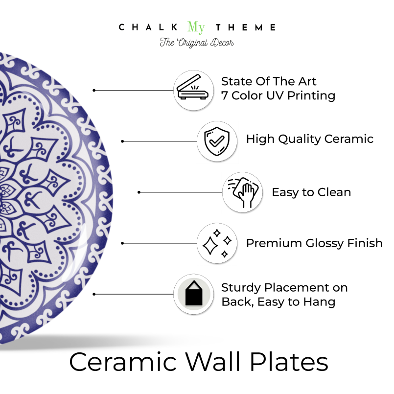 Beautiful Ornamental Design Decorative Plate For Home Décor