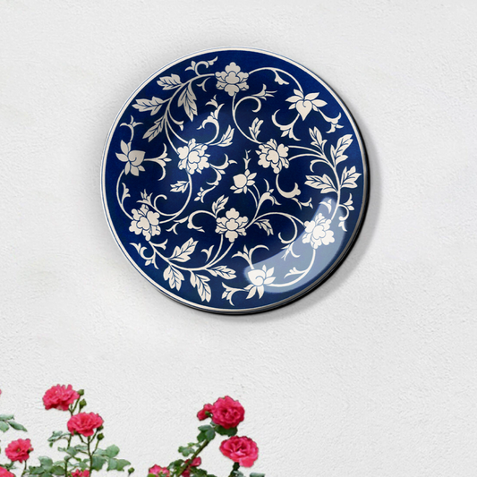 Oriental Blue White Wall Hanging Plate