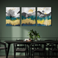 Landscape Wood Print Wall Art Set of 3