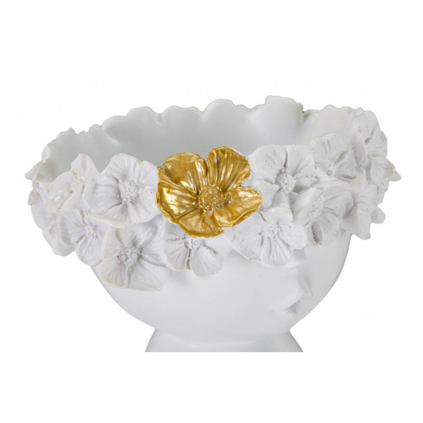 Female Flowers Head Ceramic Planter For Home Décor