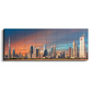 Dubai Skyline Wood Print Wooden Wall Tiles Set