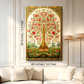 Tree of Life Pichwai Wood Print Luxury Wall Tiles Set