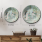 Pair of Peacock Wall Plate Décor Pieces for Nature-inspired Home decor