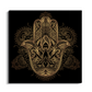 Hamsa Evil Eye Protector Wood Print Wooden Wall Tiles Set