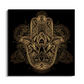 Hamsa Evil Eye Protector Wood Print Wooden Wall Tiles Set