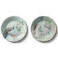 Set of 2 Peacock Wall Plate Décor
