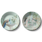 Set of 2 Peacock Wall Plates Décor for Elegant Wall Arrangements