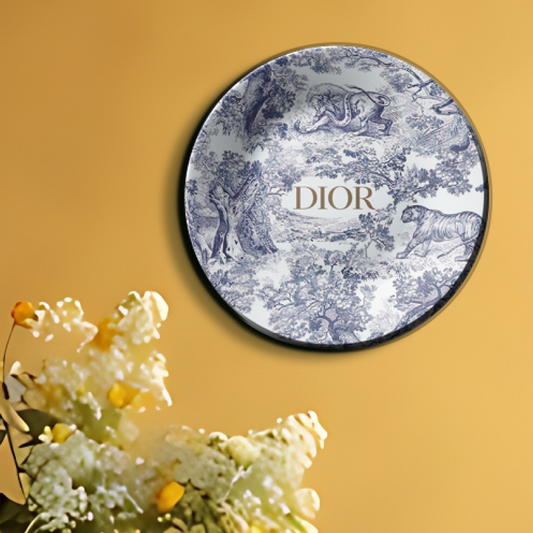  Dior-inspired ceramic wall plate for bussiness