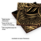 Hamsa Evil Eye Protector Wood Print Wooden Wall Tiles Set