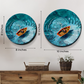 Lake scene wall plate for home decor