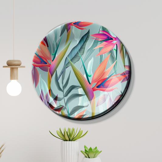 Nature Inspired decorative plates design
