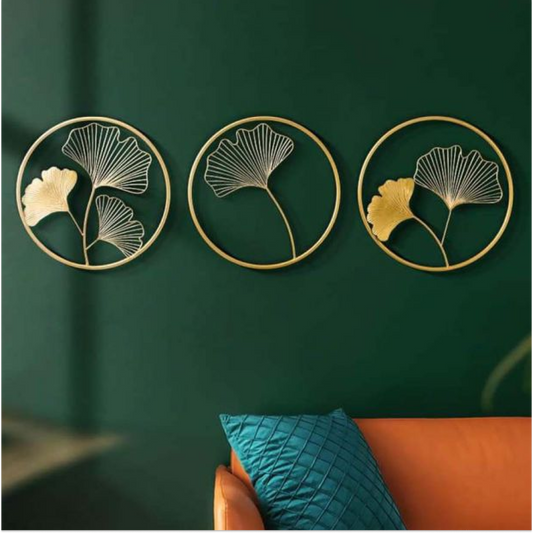 Set of 3 Circles Metal Wall Art