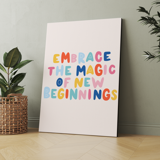 Embrace The Magic Wood Print Wall Art