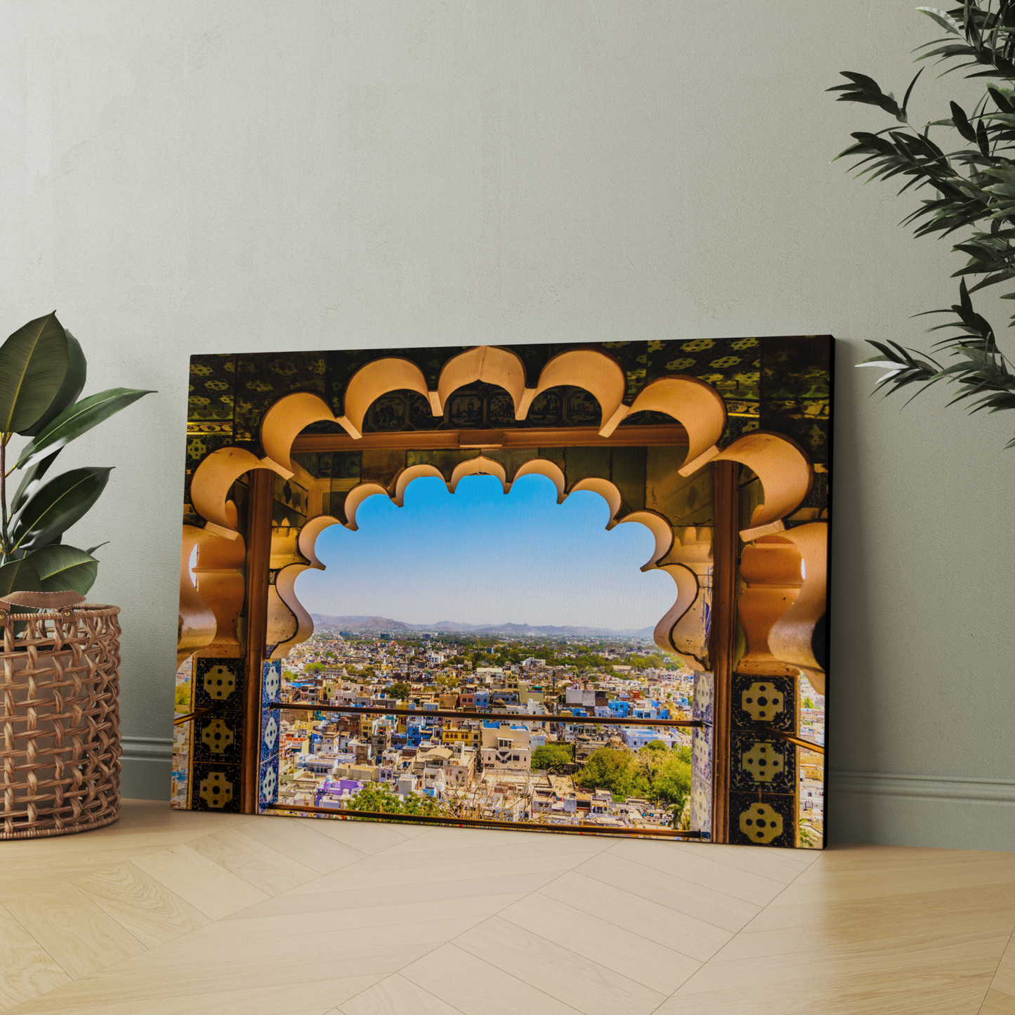 Udaipur City Palace Wood Print Wall Art