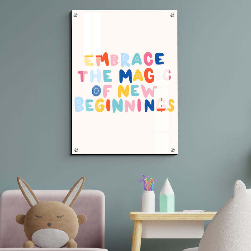 Embrace The Magic Wood Print Wall Art