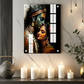 Radha Krishna Watercolor Wood Print Wall Art
