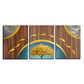 Lucky Gold Fishes Wood Print Wall Art Set of 3