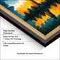 Fort With Flashing Colors Wood Print Wall Art 18x23 Inches
