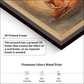 Buddha In Meditation Wood Print Wall Art 18x23 Inches