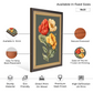 Colorful Flowers Wood Print Wall Art 18x23 Inches
