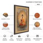Buddha In Meditation Wood Print Wall Art 18x23 Inches
