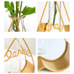 Gold Metal Heart Glass Flower Vase