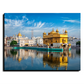 Golden Temple Wood Print Wall Art