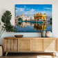 Golden Temple Wood Print Wall Art