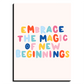 Embrace The Magic Wood Print Wall Art