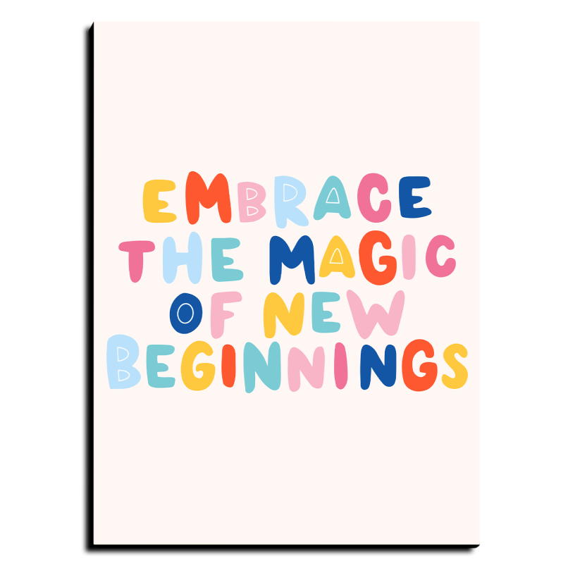 Embrace The Magic Wood Print Wall Art
