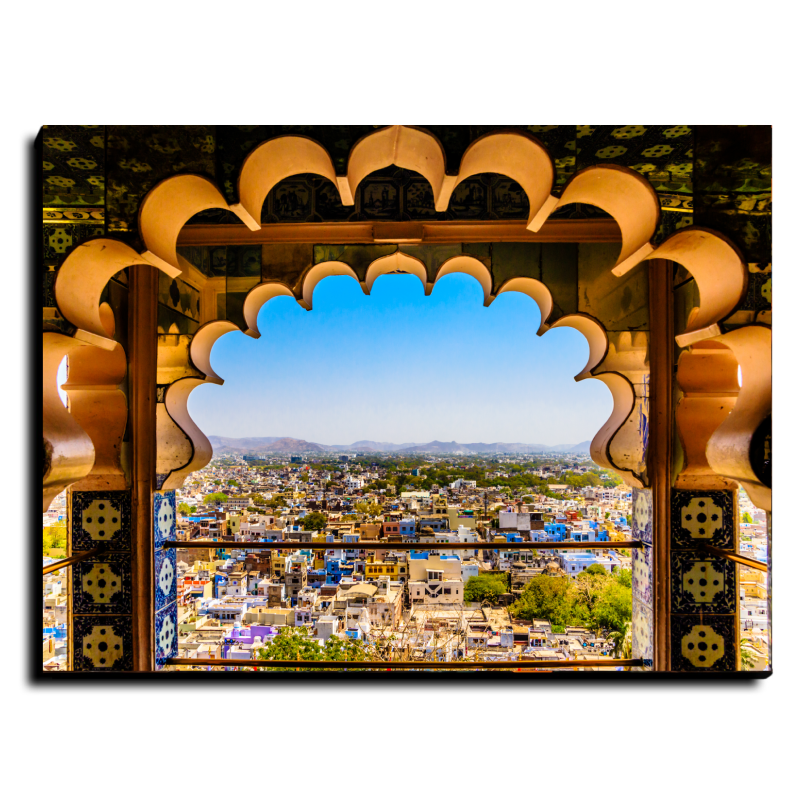 Udaipur City Palace Wood Print Wall Art