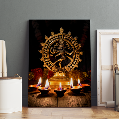 Natraj Idol Wood Print Wall Art