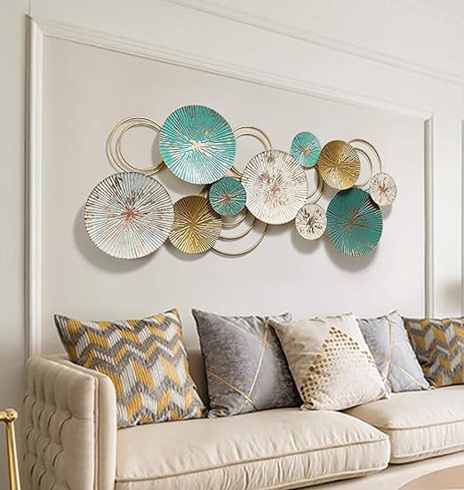 Creative Circle Abstract Metal Wall Art