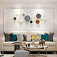 3D Assorted Circle and Line Metal Wall Art