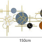 3D Assorted Circle and Line Metal Wall Art