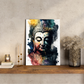 Meditating Buddha Water Color Wood Print Wall Art