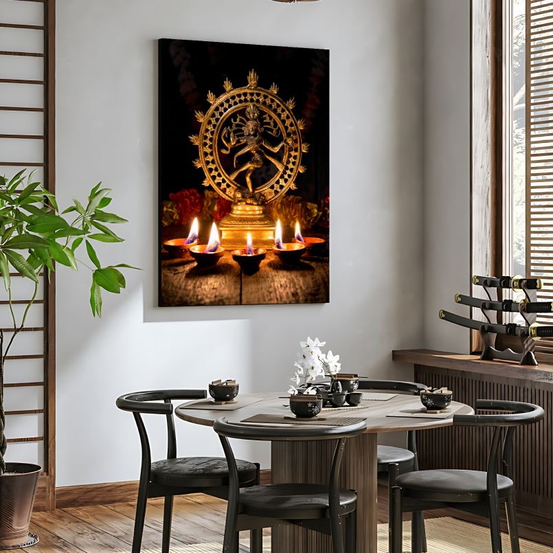 Natraj Idol Wood Print Wall Art