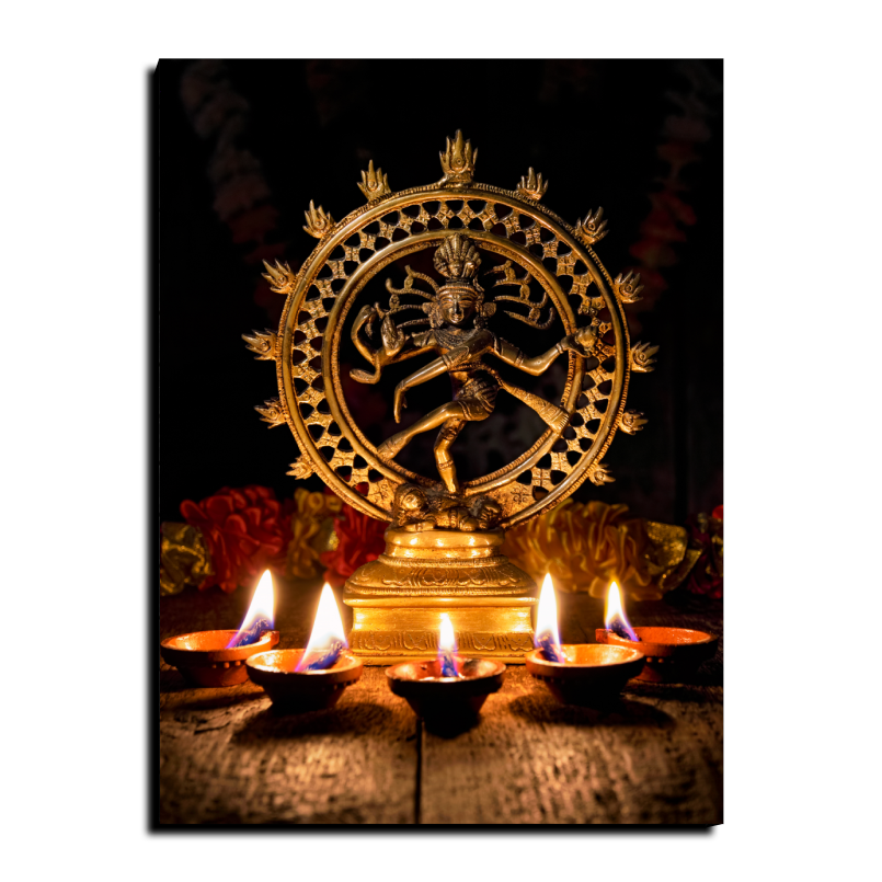 Natraj Idol Wood Print Wall Art