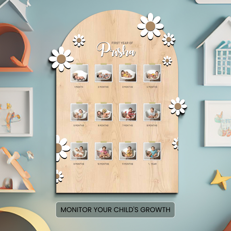 Track Your Baby Growth Personalized Board