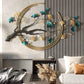 Tree Branch Circle Metal Wall Art