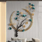 Tree Branch Circle Metal Wall Art