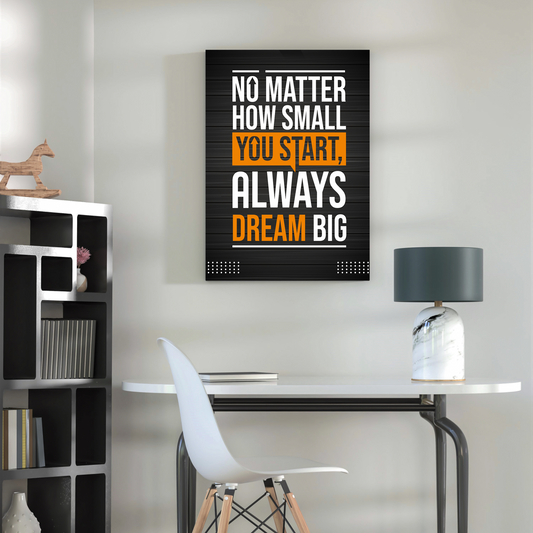 No Matters Inspired Quotes Wood Print Wall Art