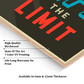 Live Your Life To The Limit Inspired Quotes Wood Print Wall Art