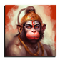 Hanuman Idol Wood Print Wall Art