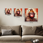 Hanuman Idol Wood Print Wall Art