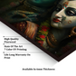 Radha Krishna Wood Print Wall Painting